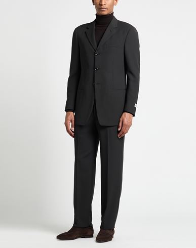 Man Suit Black Size 36 Virgin Wool