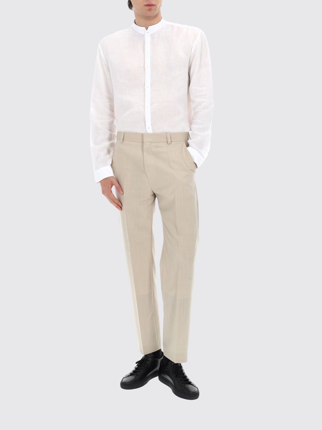 Pants Men color Beige