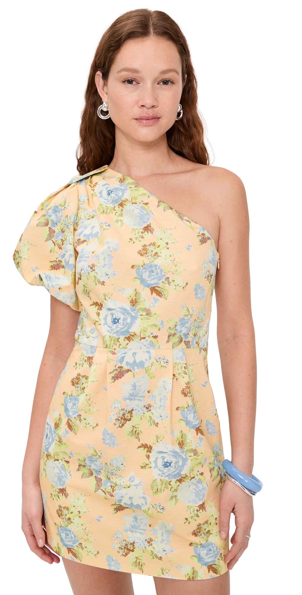 Chloe Dress Garden Rose Peri