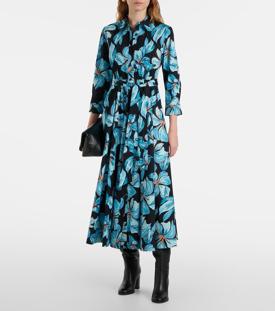 Blaine floral cotton maxi dress