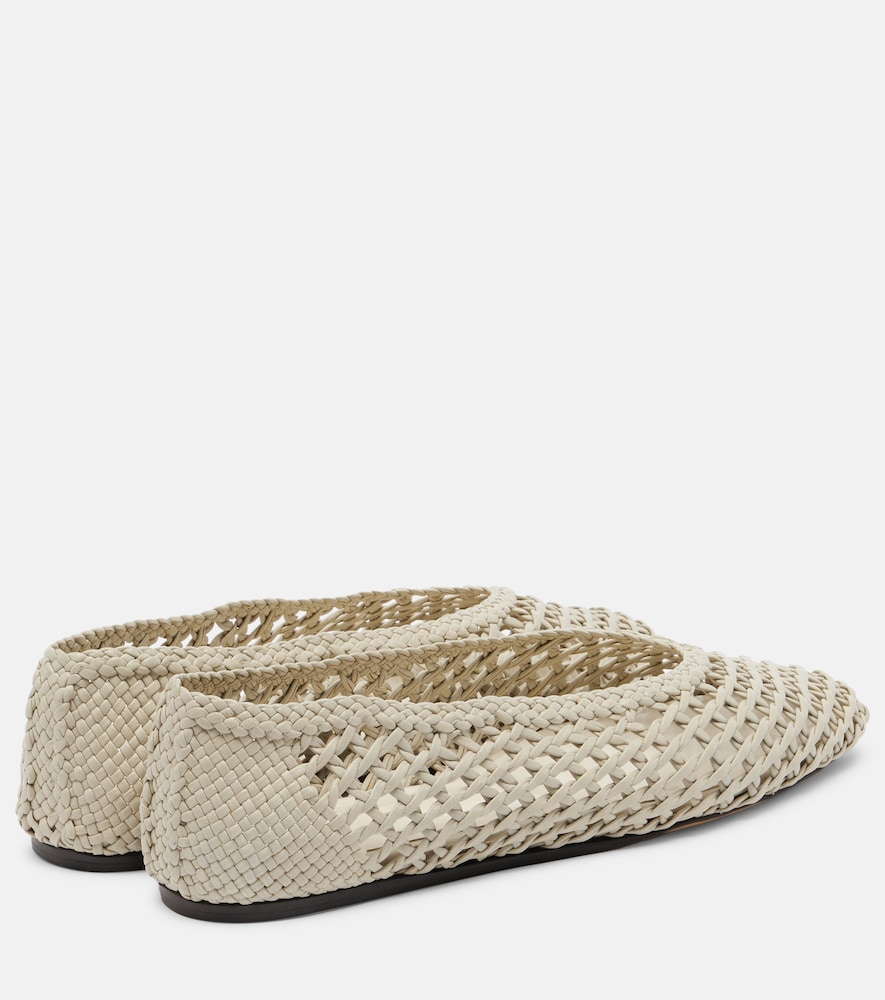 Le Monde Béryl Regency woven leather ballet flats