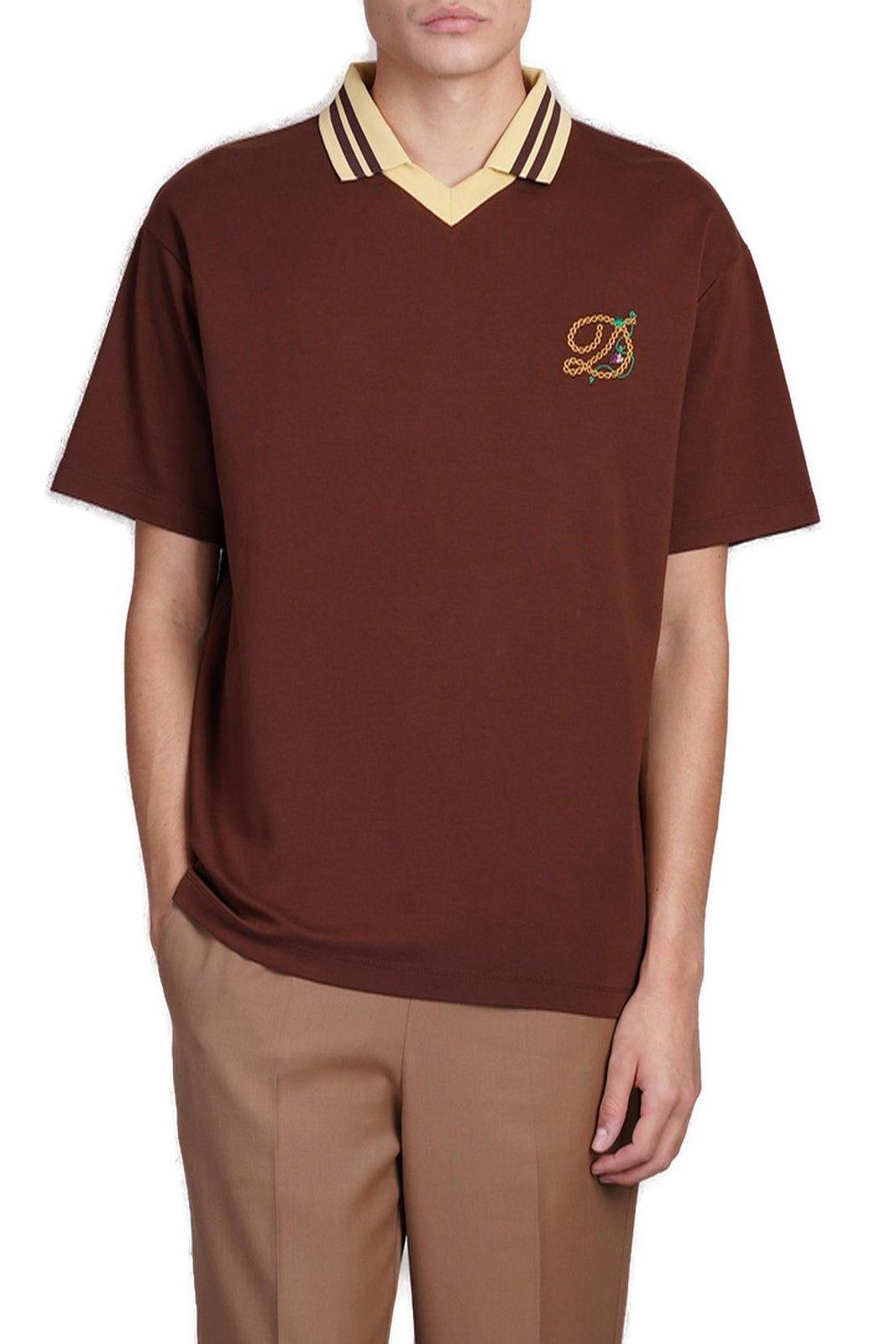 Le Polo D Raising Knitted Top