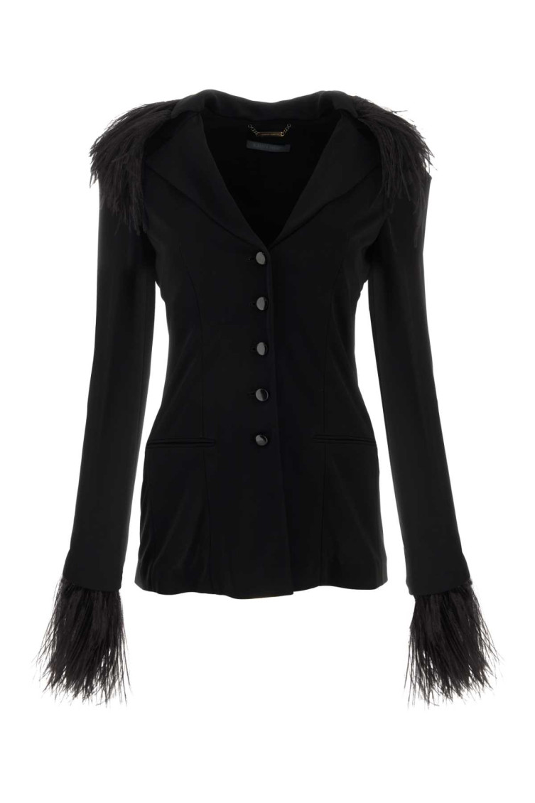 Black Crepe Blazer