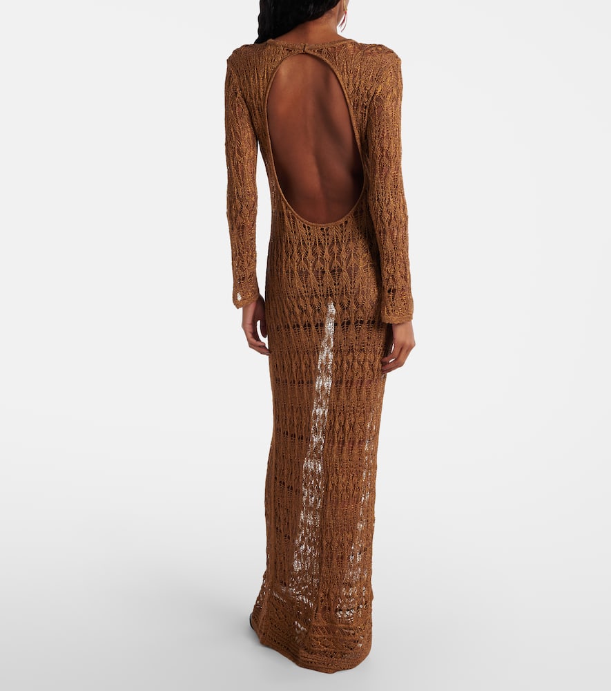 Paloma sheer maxi dress