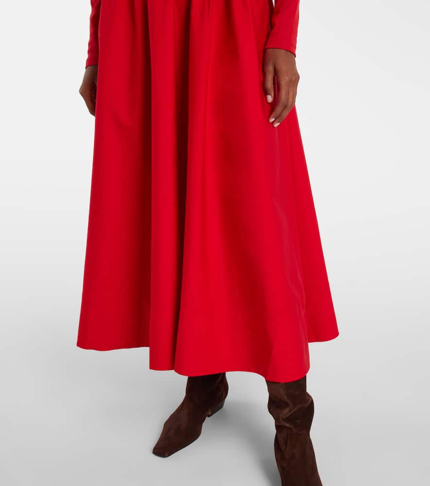 Cotton midi dress