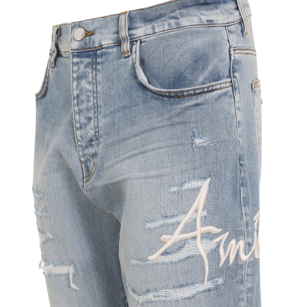 Repaired Slim Jean