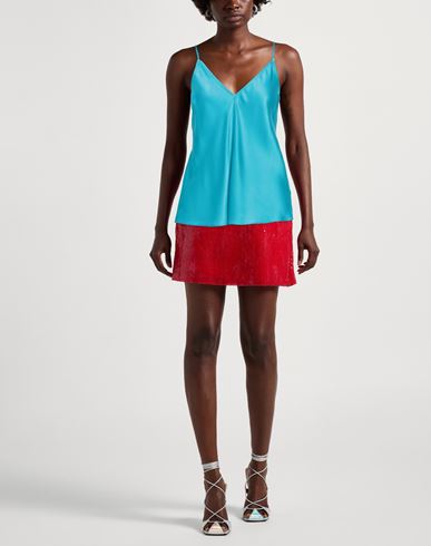 Forte_forte Woman Top Turquoise Size 1 Silk, Elastane