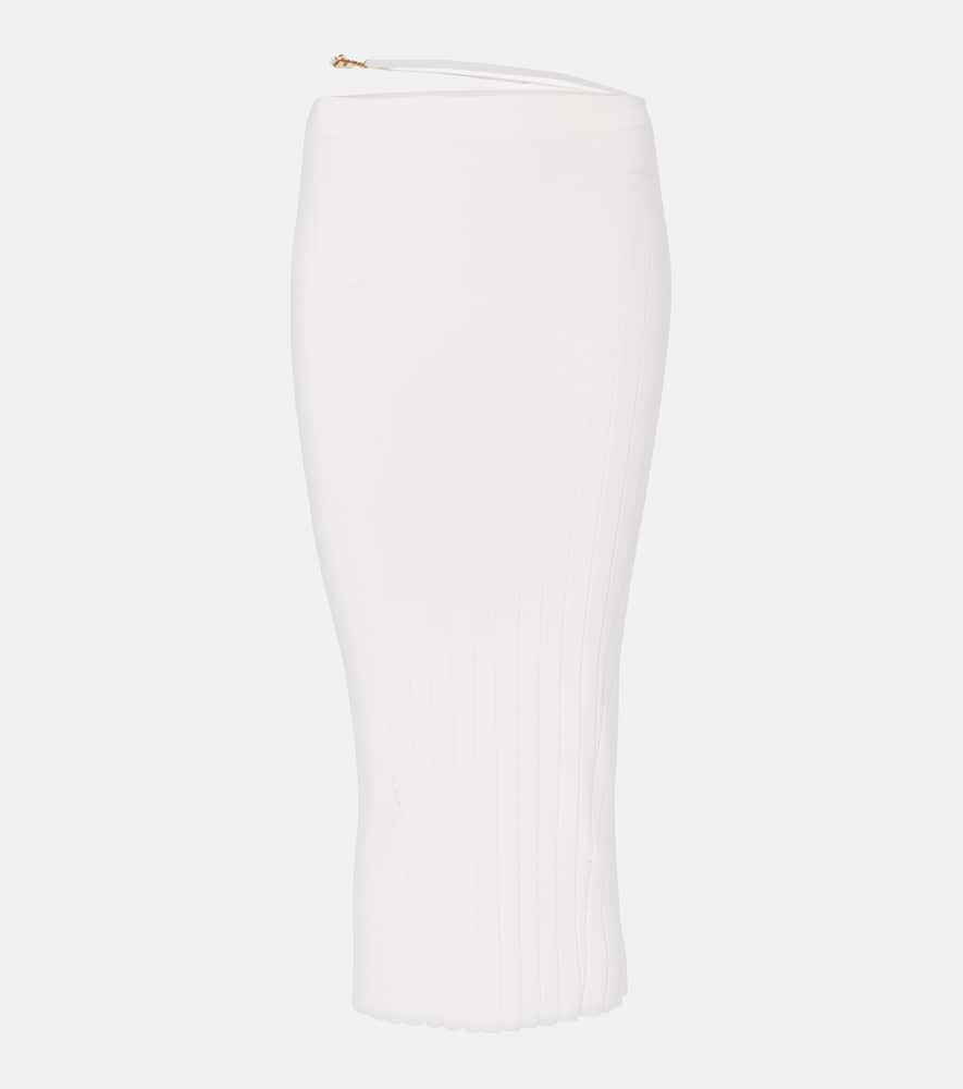 Pralù scalloped midi skirt