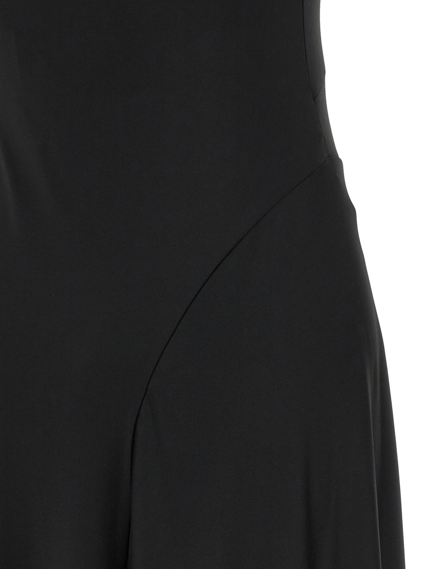 Zipped Front Dresses Black