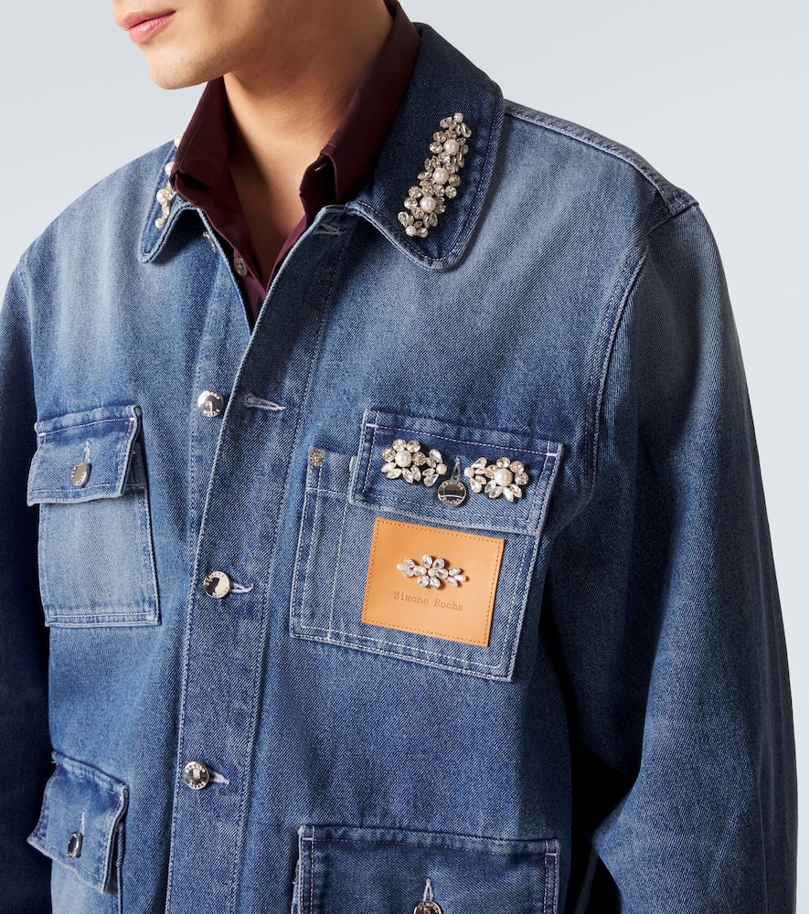 Embellished denim jacket