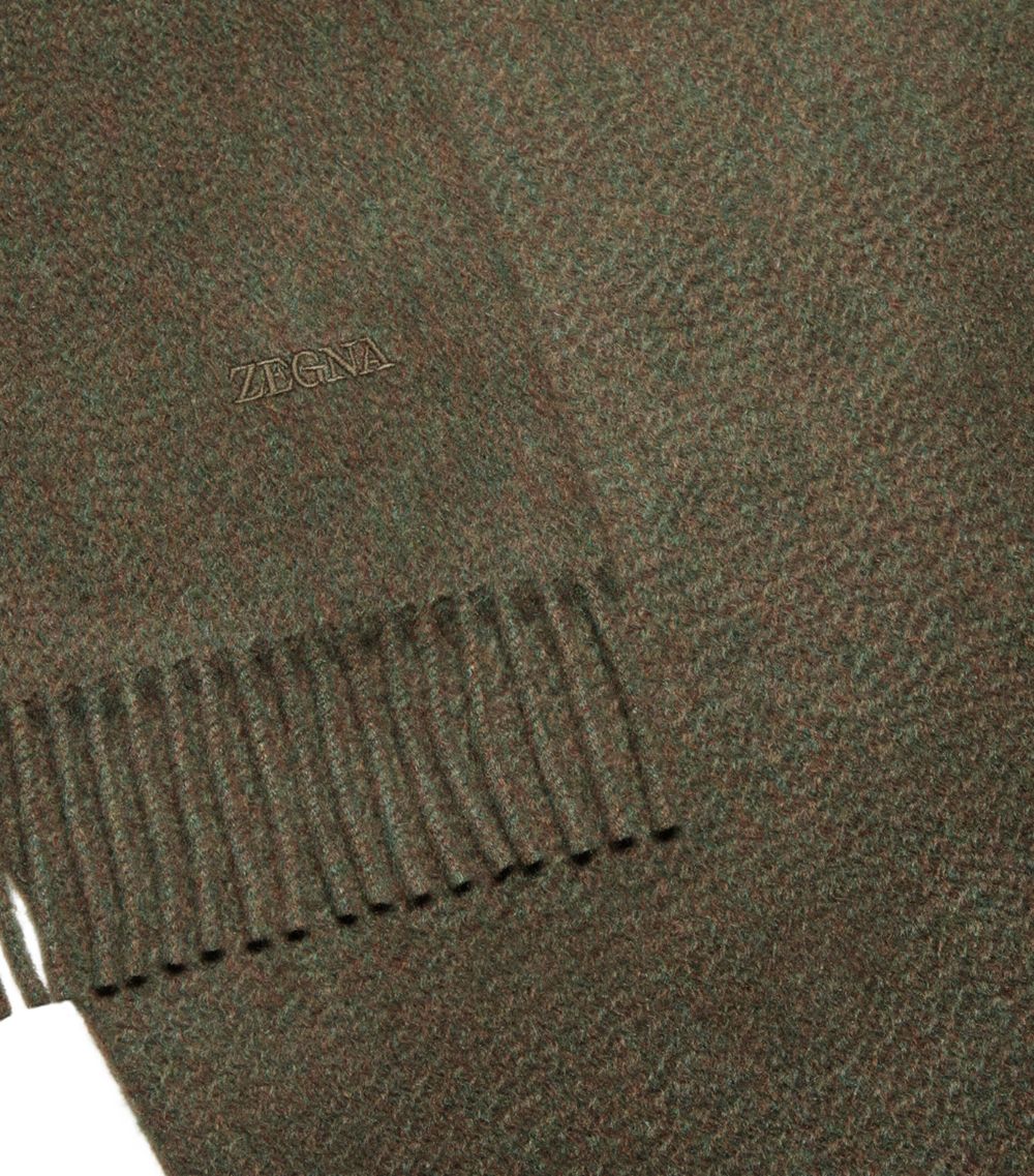 Oasi Cashmere Fringed Scarf