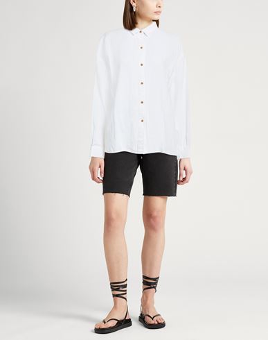 Woman Shirt White Size 12 Linen