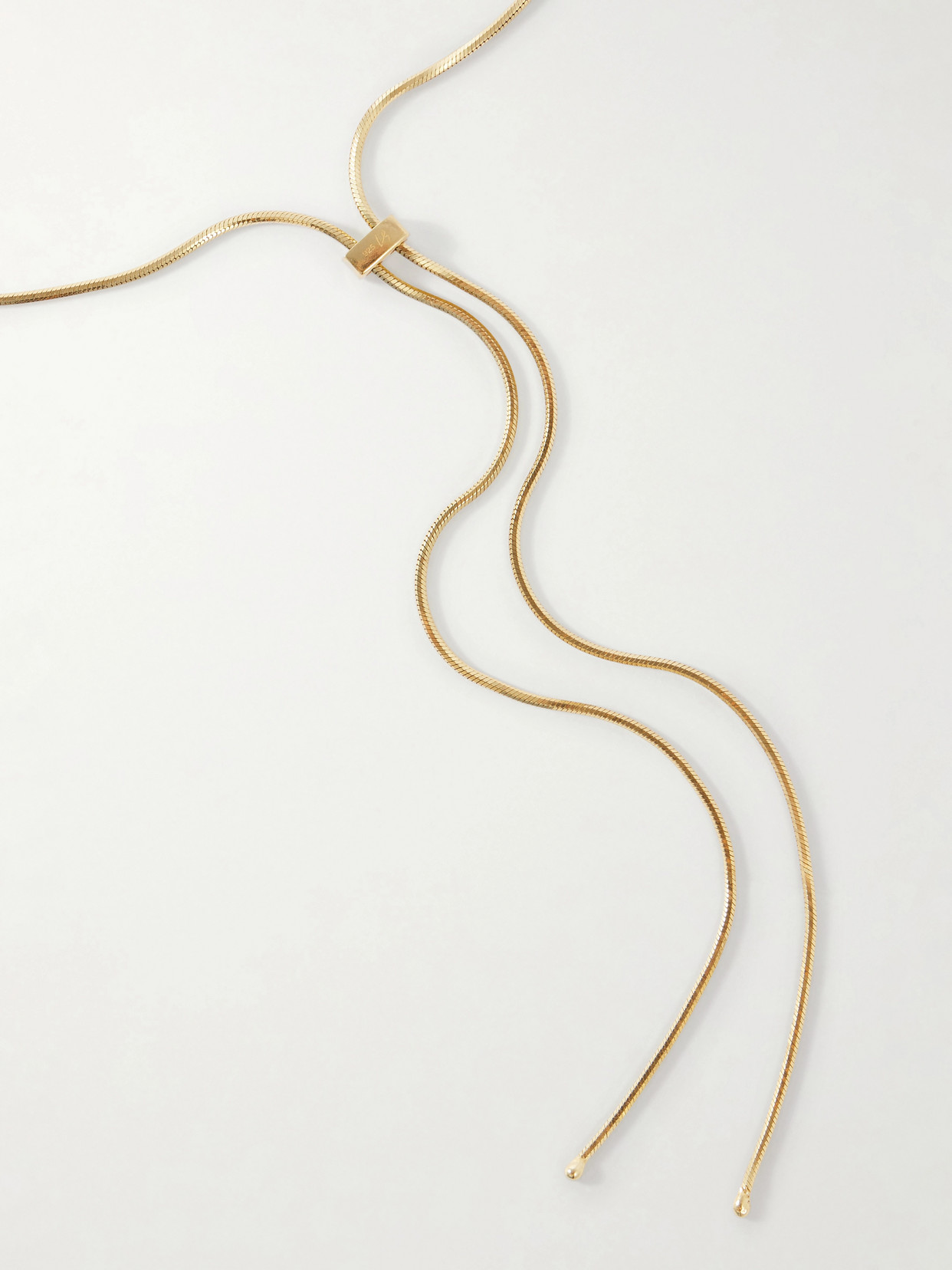 Bolo Gold-pendant Sterling-silver Necklace - One size