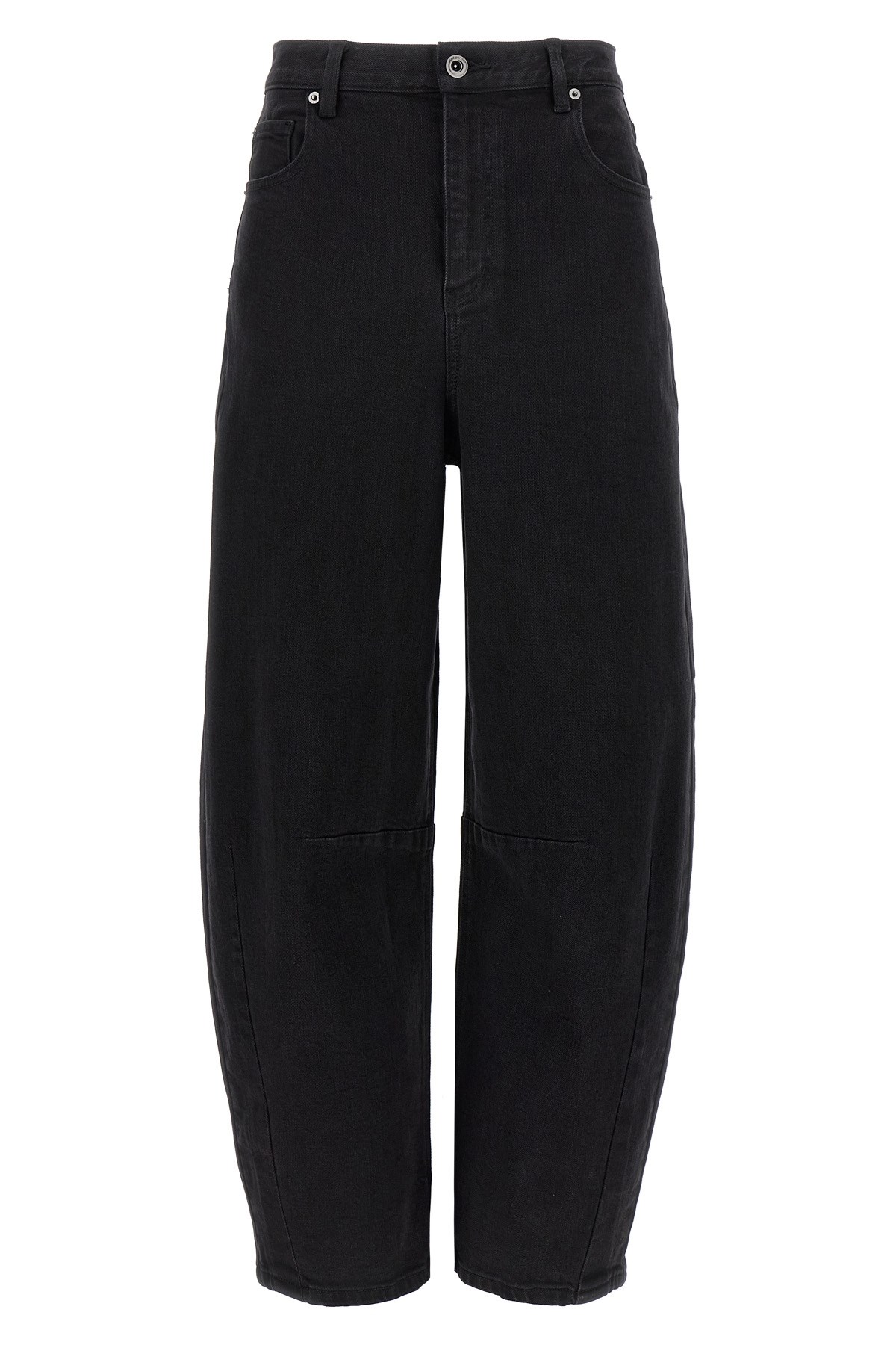 'Black Barrel Leg' Jeans