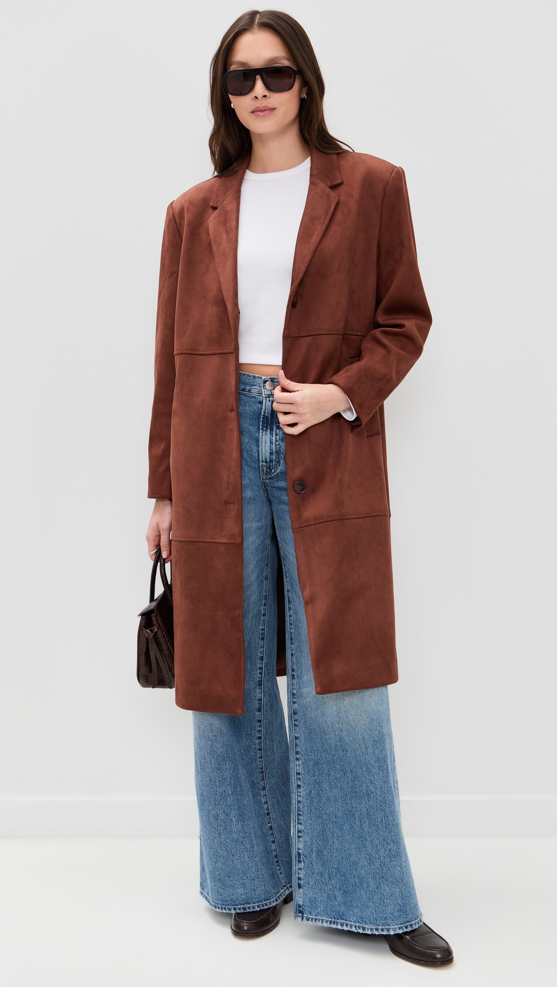 Maisie Faux Suede Jacket Cappucino