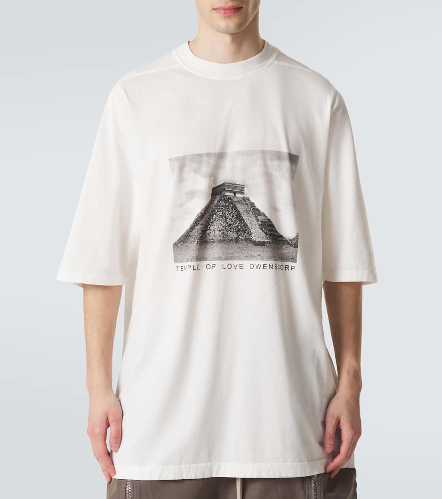 DRKSHDW Jumbo printed cotton jersey T-shirt