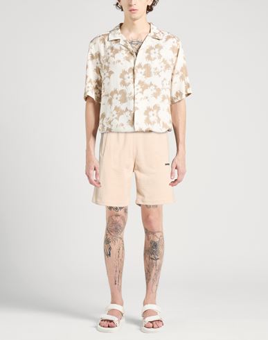 Man Shorts & Bermuda Shorts Sand Size L Cotton