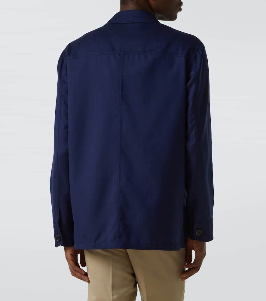 Wool and silk jacket