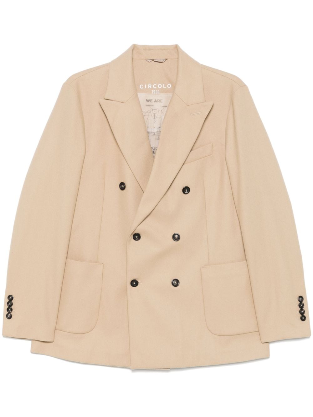 Virgin wool blazer - Neutrals