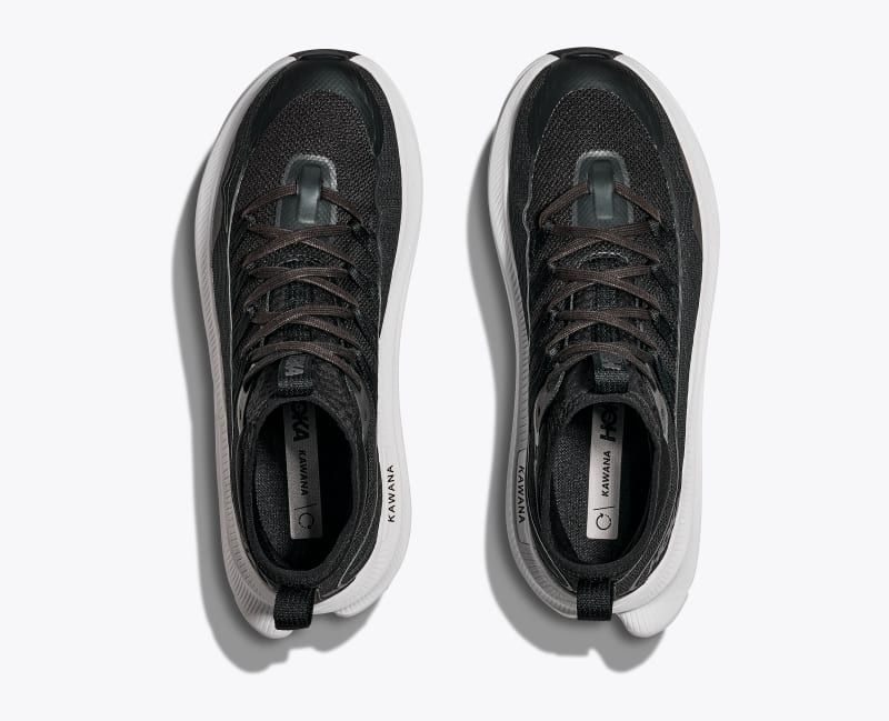 HOKA Women's Kawana Mid Shoes in Black/White
