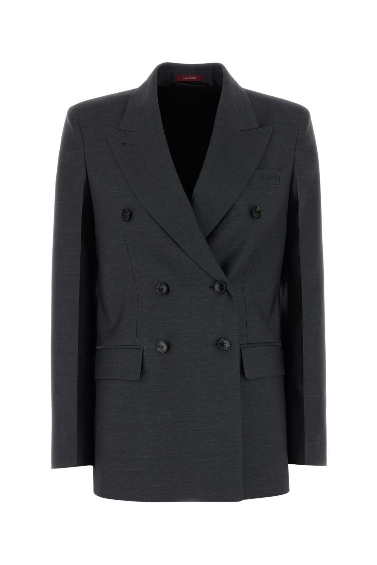 Graphite Wool Blazer