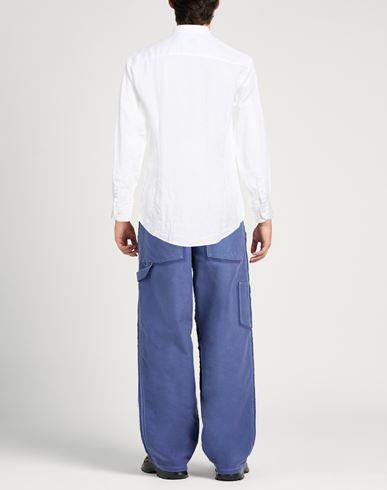 Man Shirt White Size 15 ¾ Linen