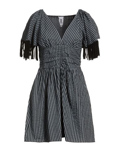 Le Volière Woman Mini dress Grey Size M/L Cotton