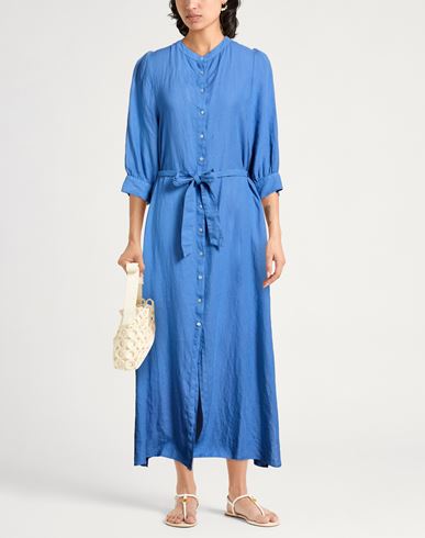 Woman Maxi dress Azure Size 6 Linen