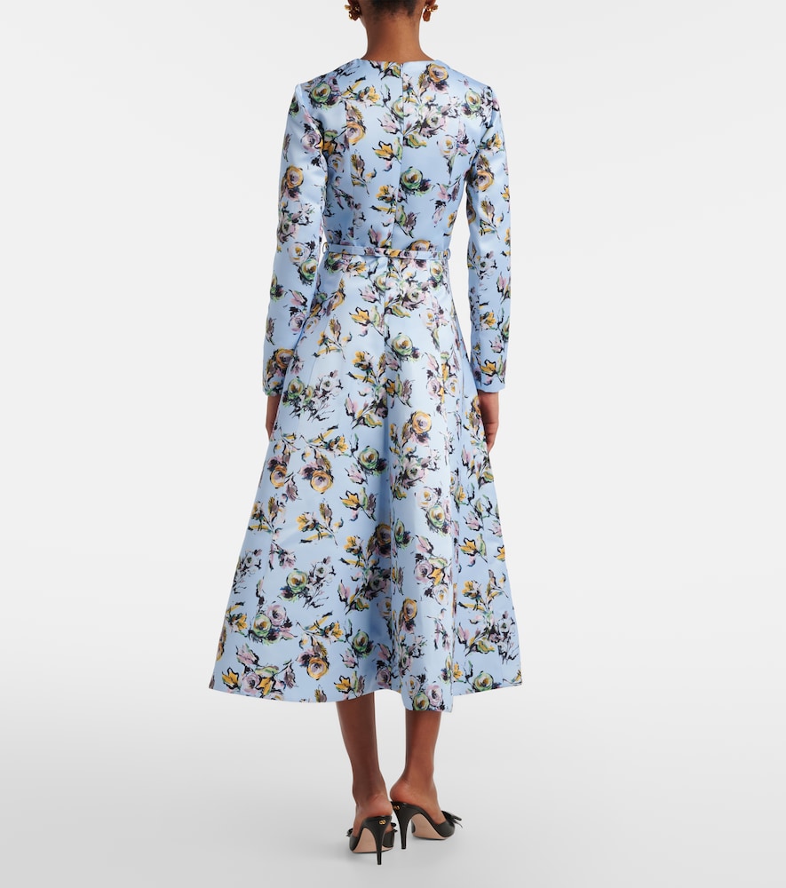 Capucine floral midi dress