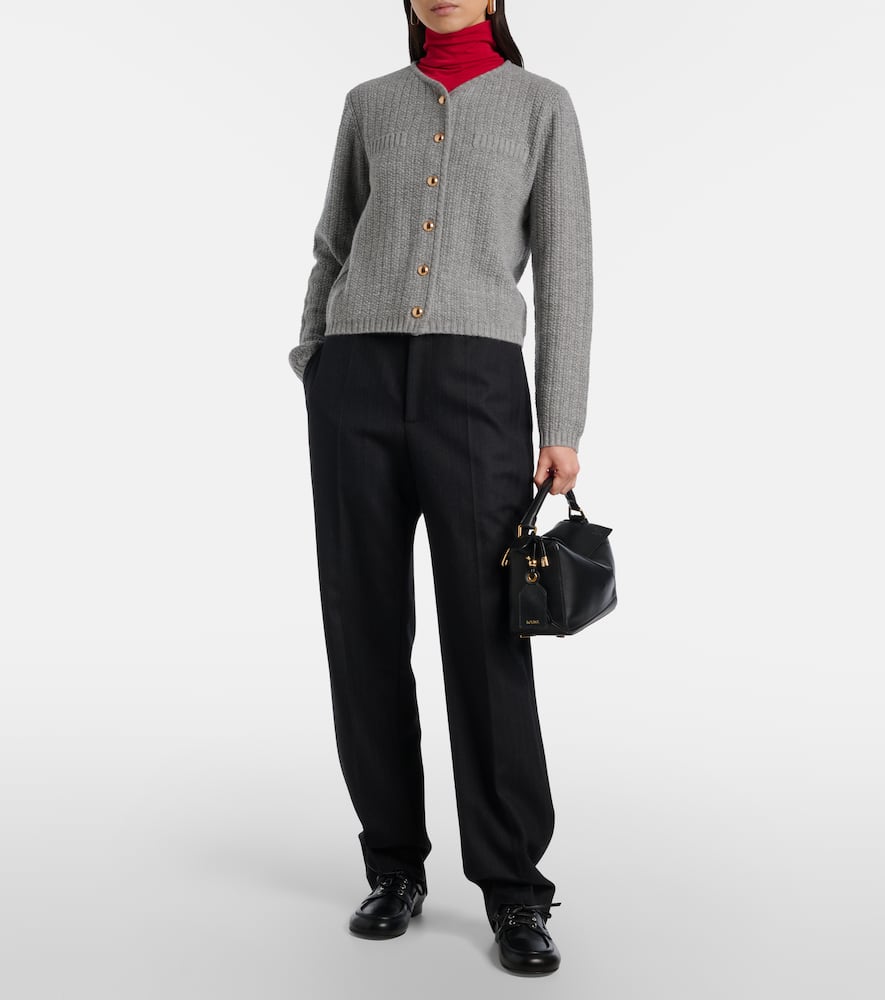 Wool and cashmere cardigan
