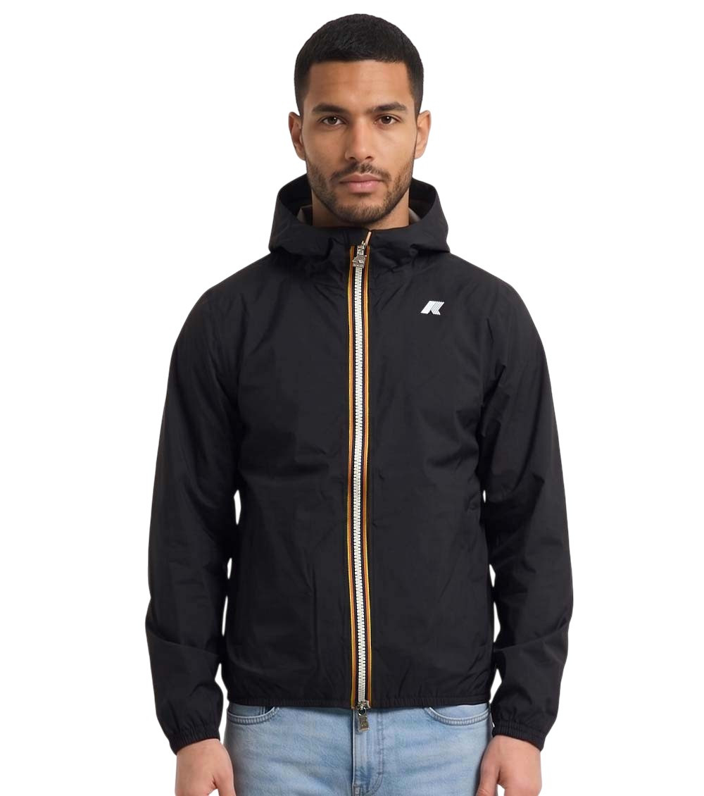 Black Logo Hood Jacket