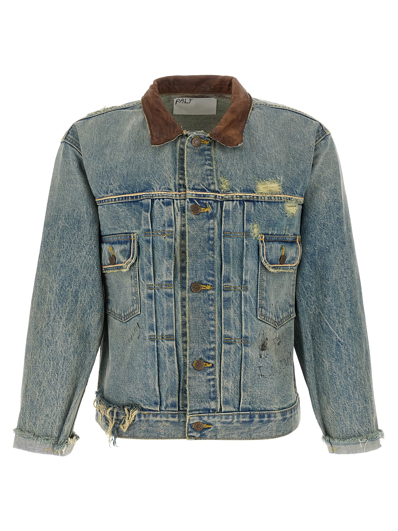 PALY Blue Cotton Denim Men's Jacket
