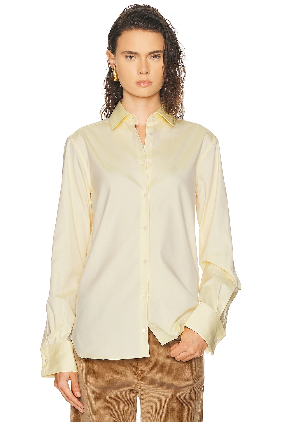 Amiya Britannia Top in Yellow - Lemon. L also in