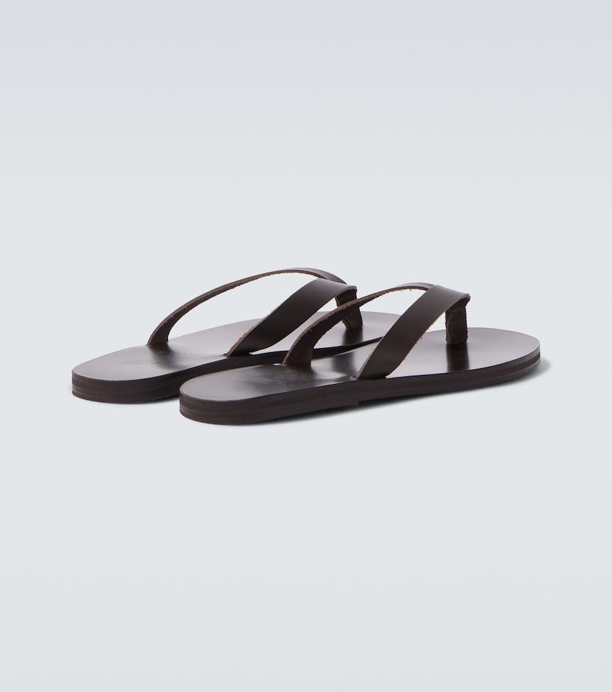 Solon leather thong sandals