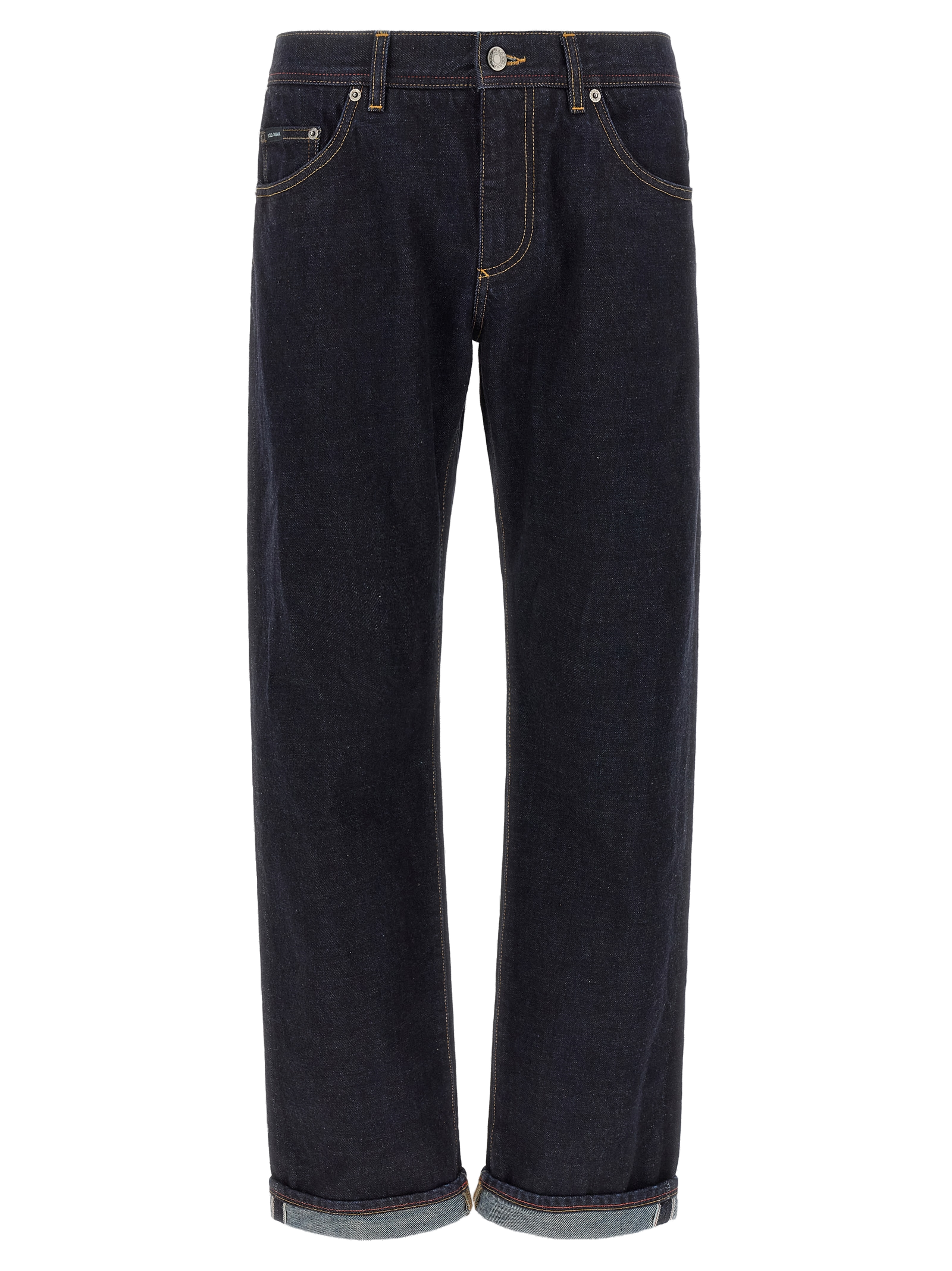 Classic Five-Pocket Denim Jeans — Navy