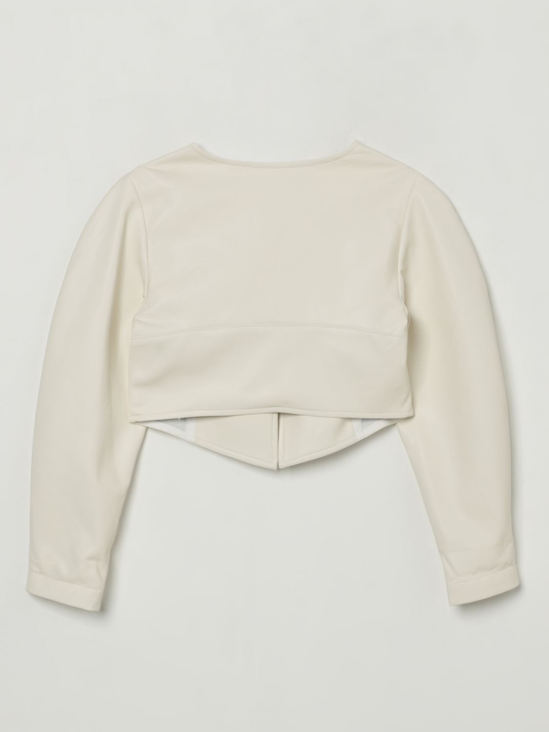 Coat MONNALISA Kids color Yellow Cream