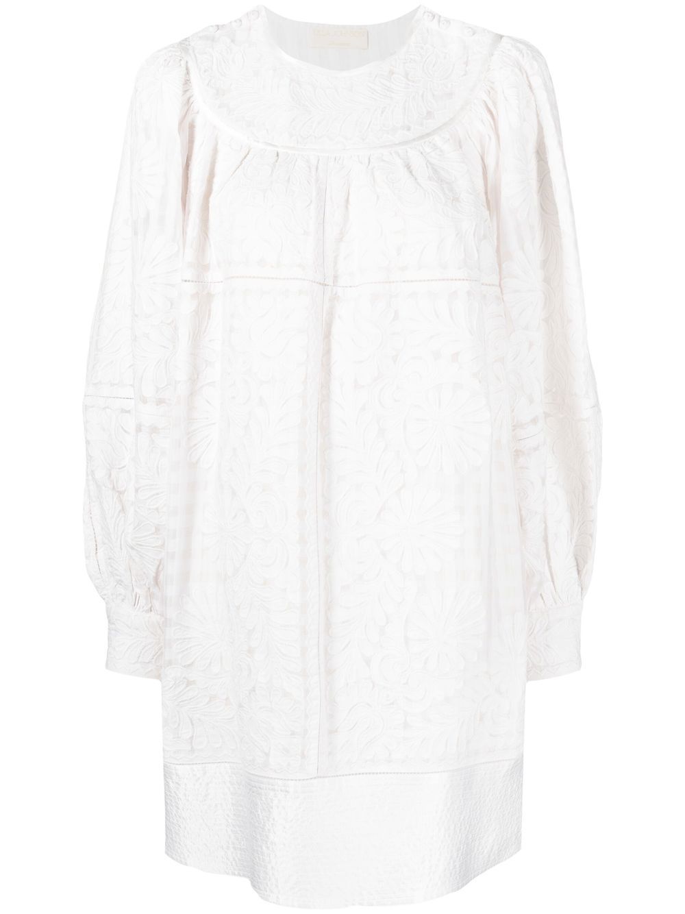 Bianca floral-print dress - White