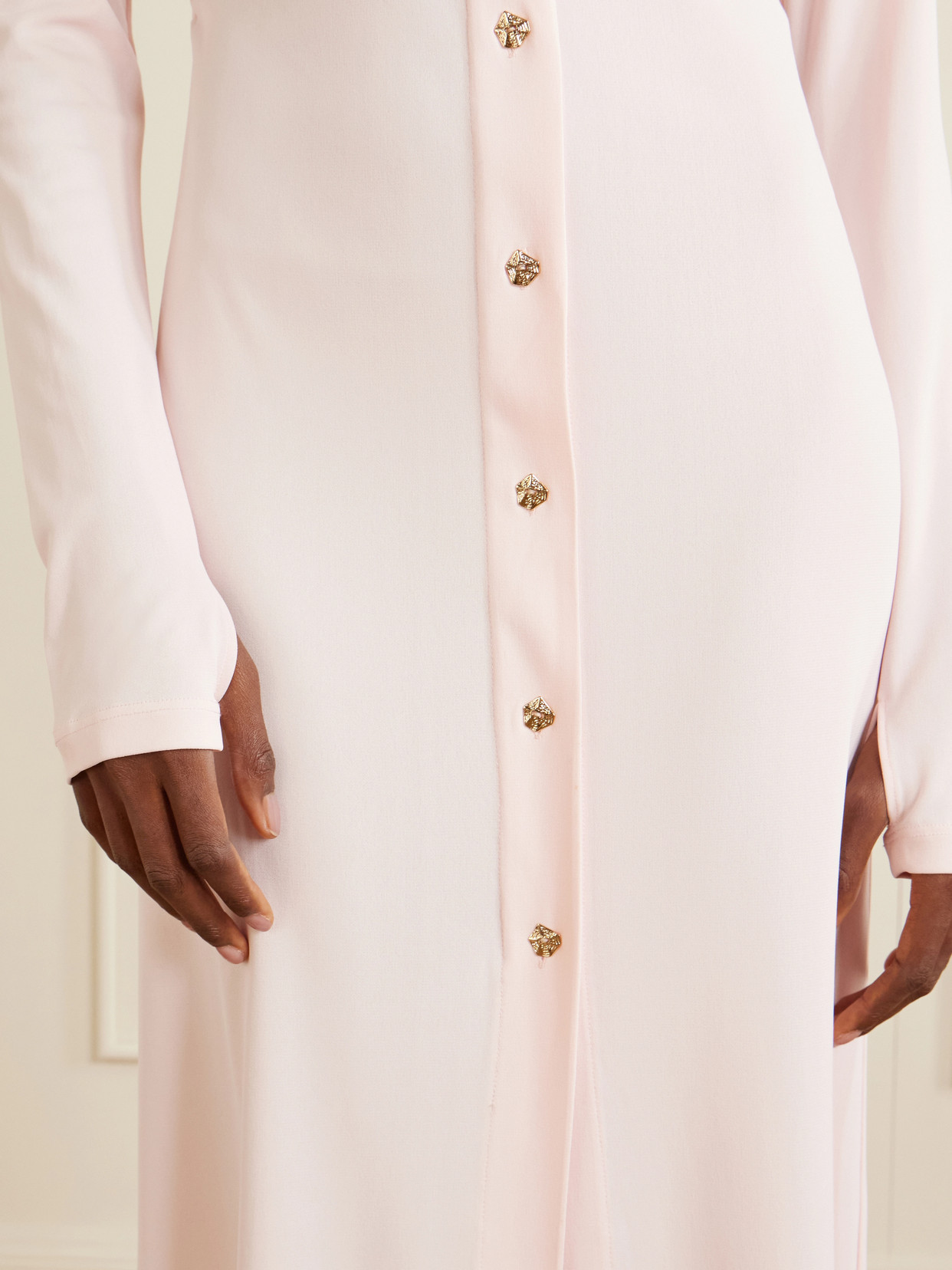 Deanna Jersey Midi Dress - Pink