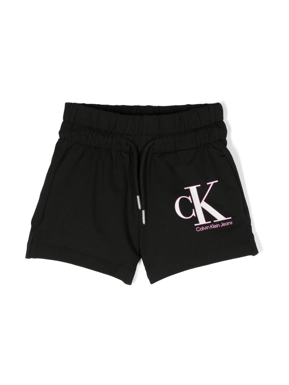 Logo-print drawstring shorts - White