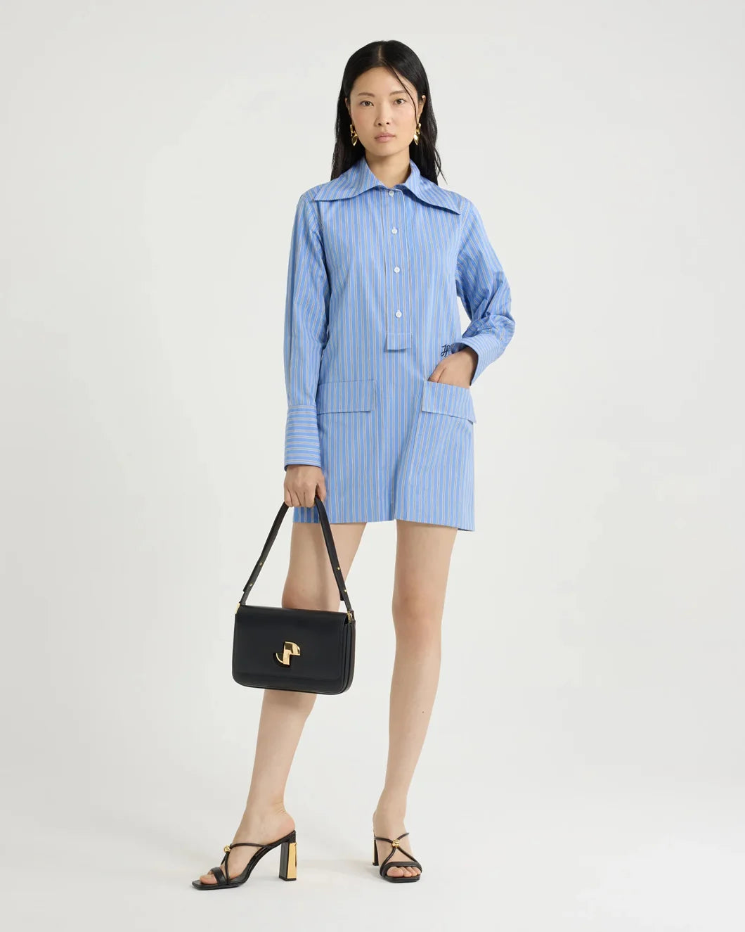 Mini Poplin Shirt Dress