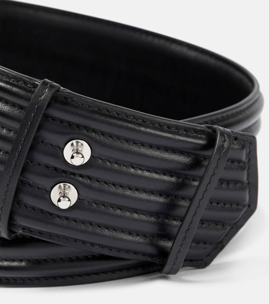 Alaïa Padded leather belt