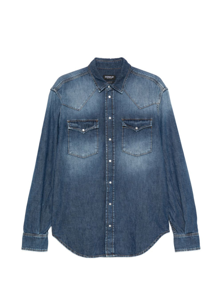 Blue Regular Solid Shirt