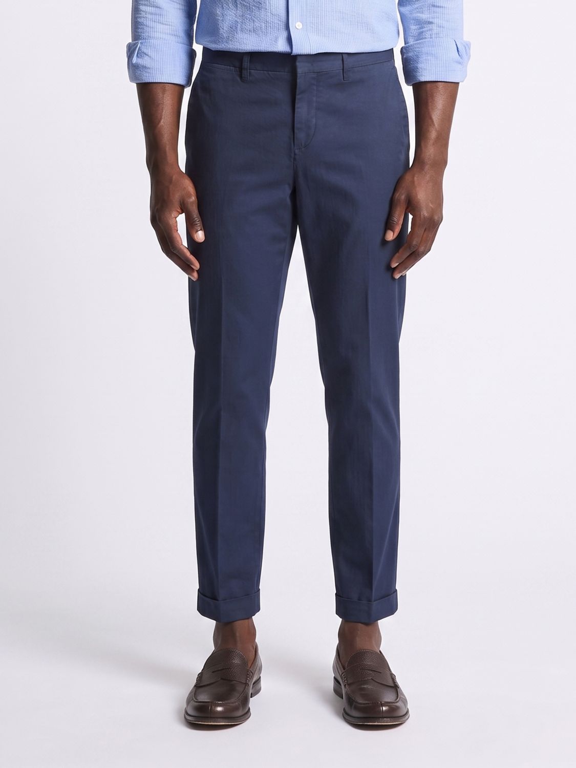 Pants Men color Denim