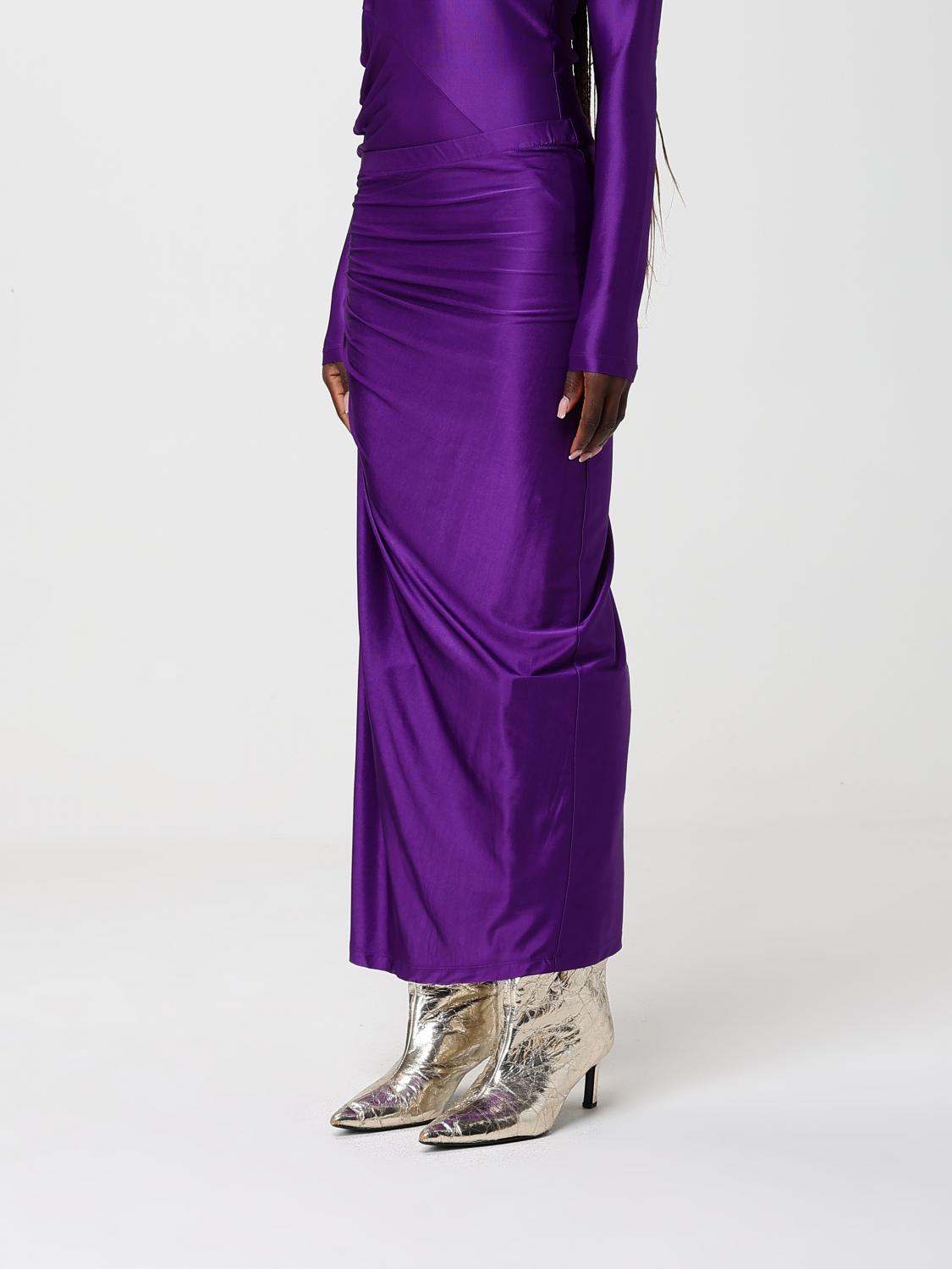 Skirt Woman color Violet
