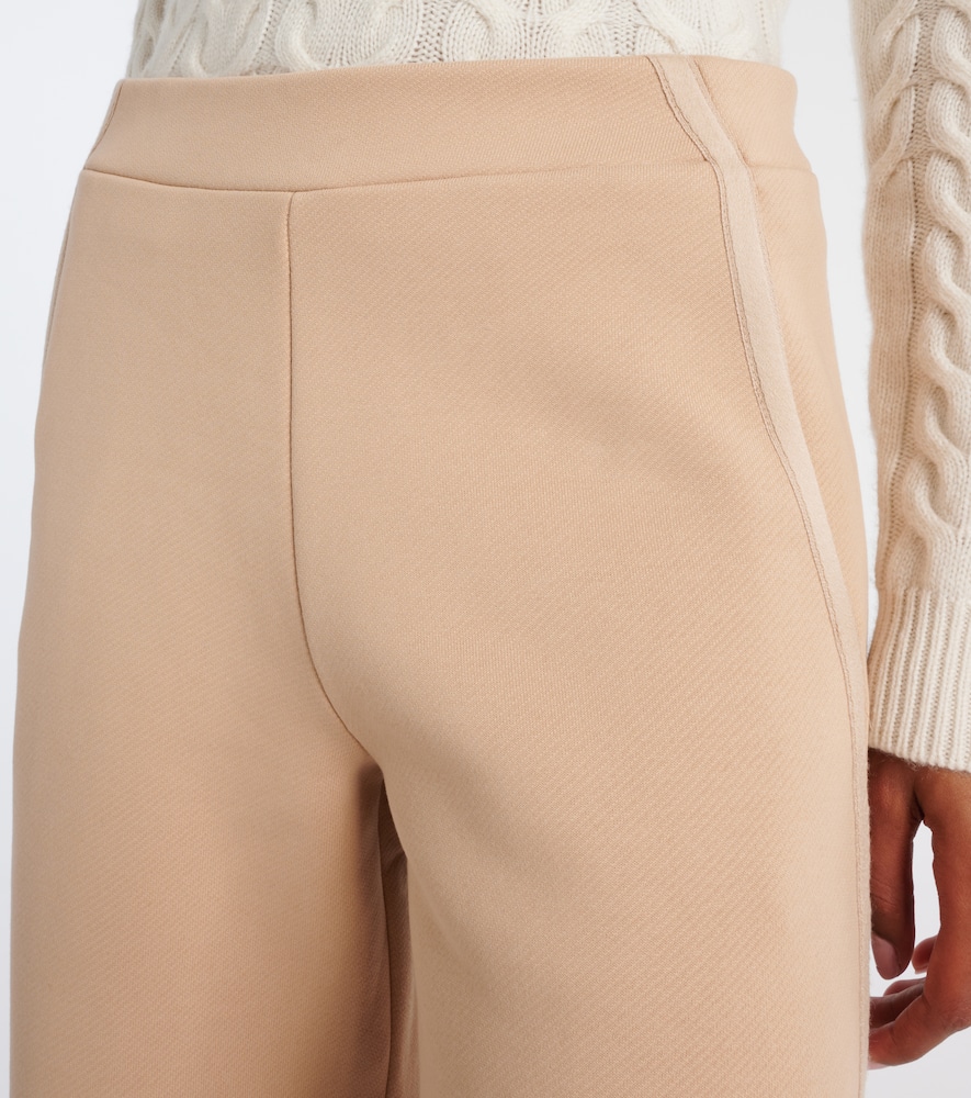 Ifrem high-rise cotton wide-leg pants