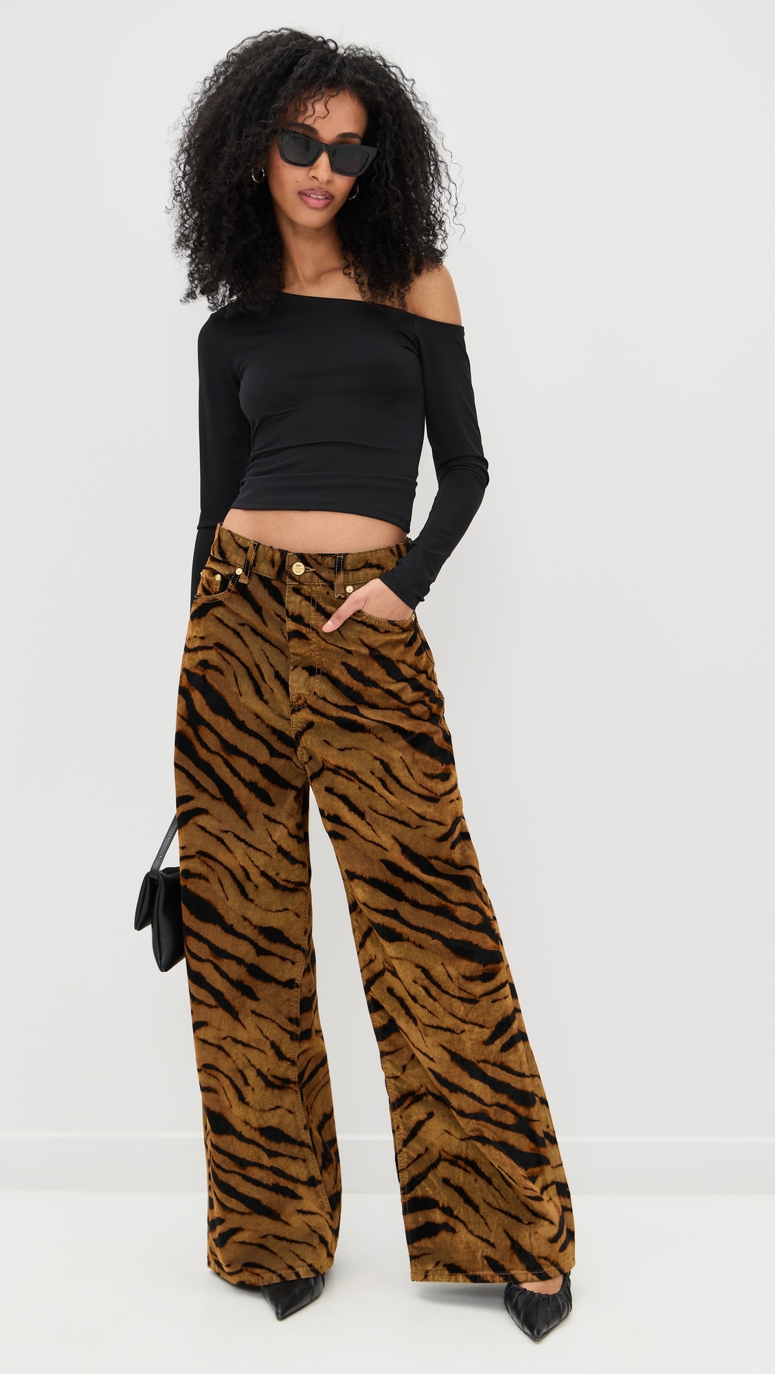 Weightless Sculpting One Shoulder Top Black001