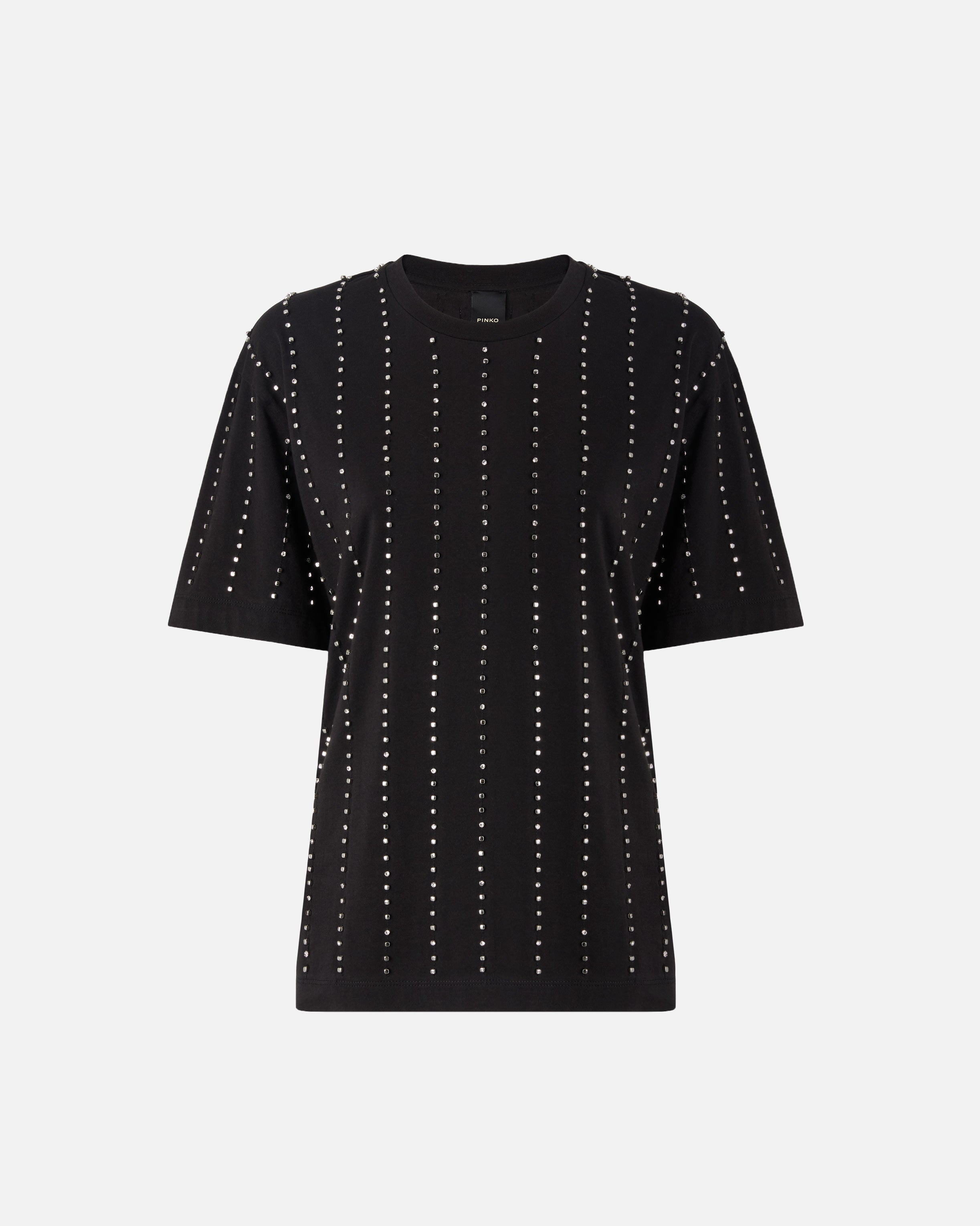 T-shirt with jewel stripes - L