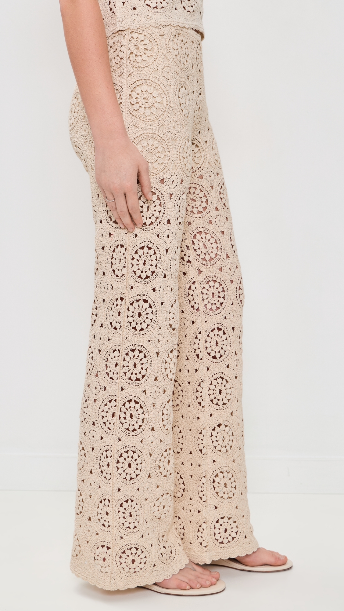 The Crochet Pants Cream