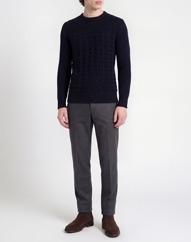 Man Sweater Midnight blue Size XXL Merino Wool, Acrylic
