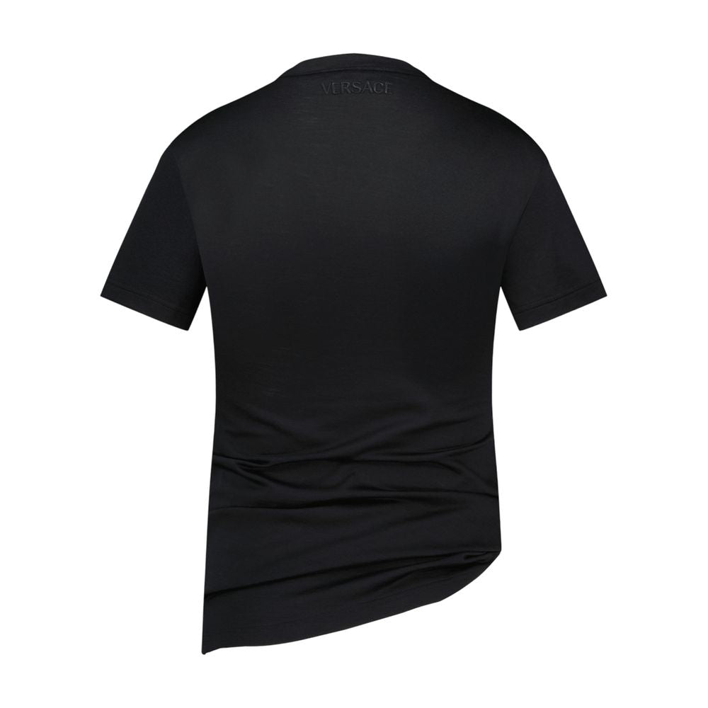 Logo Cotton T-Shirt — Black